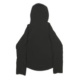 PUMA Womens Black Jacket S Polyester Zip Hooded Plain Sportswear Activewear