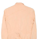 ZARA BASIC Womens Beige Cotton Blend Blazer Jacket S Button Closure Plain