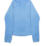 JACK WOLFSKIN Womens Blue Outdoor Jacket UK 10 Polyester Zip Hooded Plain
