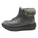 KYBUN Womens Ankle Boots Leather Grey UK 4.5 High Comfort Winter Casual Footwear