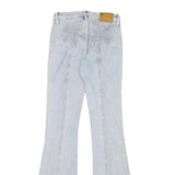 AUSTIN LANDING Womens Jeans Light Blue Slim Flared Denim W23 L31 Stylish Star