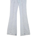 AUSTIN LANDING Womens Jeans Light Blue Slim Flared Denim W23 L31 Stylish Star