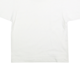 THE LEARSI COLLECTION Womens White Short Sleeve Crew Neck T-Shirt S Cotton Blend