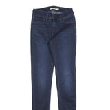 LEVI'S Womens Jeans Blue Slim Skinny Denim Medium W25 L32 Stretch Zip 710