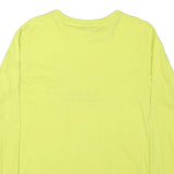 EVERLAST Womens Yellow Graphic T-Shirt M Long Sleeve Crew Neck Cotton Blend