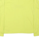 EVERLAST Womens Yellow Graphic T-Shirt M Long Sleeve Crew Neck Cotton Blend