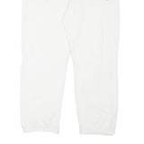 WOOLRICH Womens Joggers White M W32 L24 Cotton Blend Relaxed Tapered