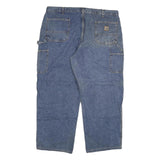 CARHARTT Mens Jeans Blue Relaxed Loose Denim Rinse W42 L29 Workwear Utility