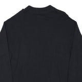 CALVIN KLEIN JEANS Mens Black Patterned Cotton Blend Jumper Crew Neck Basic Knit