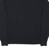 CALVIN KLEIN JEANS Mens Black Patterned Cotton Blend Jumper Crew Neck Basic Knit