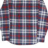TOMMY HILFIGER Mens Blue & Red Check Shirt M Button-Down Collar Long Sleeve