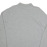 POLO RALPH LAUREN Mens Grey Long Sleeve Plain L Cotton Blend Polo Shirt