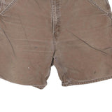 CARHARTT Mens Shorts Brown Casual XL W36 Durable Workwear Utility Pocket
