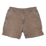 CARHARTT Mens Shorts Brown Casual XL W36 Durable Workwear Utility Pocket
