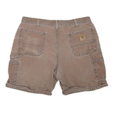 CARHARTT Mens Shorts Brown Casual XL W36 Durable Workwear Utility Pocket