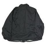 PRO FIT Mens Black XL Polyester Coach Jacket Button Closure Lightweight