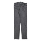 LEVI'S 511 BIG E Mens Jeans Black Slim Skinny Denim W32 L32 Classic Zip Pockets