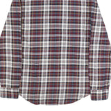 JACK WILLS Mens Red Blue White Check Shirt M Cotton Casual Button Down