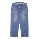 DICKIES Mens Blue Regular Straight Denim Cotton Blend Medium W34 L29 Workwear