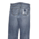 CARHARTT Mens Regular Fit Blue Denim Jeans W32 L32 Classic Zip Cotton Blend