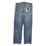 CARHARTT Mens Regular Fit Blue Denim Jeans W32 L32 Classic Zip Cotton Blend