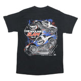 GILDAN Mens Black Chicago Land Slam Graphic T-Shirt M Short Sleeve Crew Neck