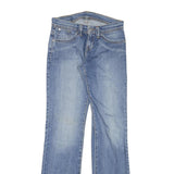 LEVI'S Womens Blue Regular Straight Denim Medium W26 L32 Classic Fit Zip Jeans