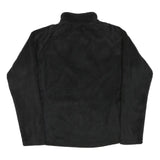 THE NORTH FACE Womens Black Plain Pullover Fleece Crew Neck Jumper L Outdoor