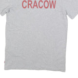 LEVI'S Mens Grey Graphic T-Shirt M Short Sleeve Crew Neck Logo Print