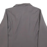 COLUMBIA Womens Grey Jacket S Polyester Blend Plain Lightweight Zip Up Outdoor