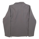 COLUMBIA Womens Grey Jacket S Polyester Blend Plain Lightweight Zip Up Outdoor