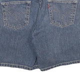 LEVI'S Womens Denim Blue Shorts M W32 Casual Cotton Blend Classic Fit