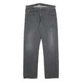 ARMANI JEANS Mens Regular Grey Denim Jeans W38 L34 Button Closure Plain