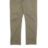 LEE Mens Slim Beige Cotton Blend Trousers W34 L27 Zip Closure Stylish