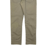 LEE Mens Slim Beige Cotton Blend Trousers W34 L27 Zip Closure Stylish