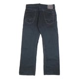 REPLAY Mens Jeans Blue Relaxed Straight Denim W34 L32 Button Closure Casual
