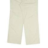 LEE COOPER Mens Cotton Blend Regular Beige Trousers W32 L27 Zip Pocket
