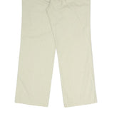 LEE COOPER Mens Cotton Blend Regular Beige Trousers W32 L27 Zip Pocket
