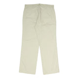 LEE COOPER Mens Cotton Blend Regular Beige Trousers W32 L27 Zip Pocket