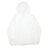 FILA Womens White 2XL Jacket Polyester Blend Plain Zip Closure Lightweight