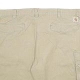CARHARTT Mens Shorts Beige Cargo Relaxed Fit Large Size 2XL W44 Casual