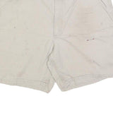 CARHARTT Mens Shorts White Casual XL W38 Cotton Blend Workwear Summer