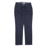 LEVI'S 525 Womens Jeans Blue Regular Straight Denim Raw W28 L30