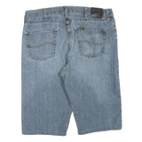 LEE Mens Denim Blue Shorts L W36 Casual Cotton Blend Summer