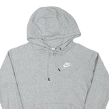 NIKE Mens Grey Hoodie XS Cotton Blend Casual Pullover Sweatshirt Drawstring