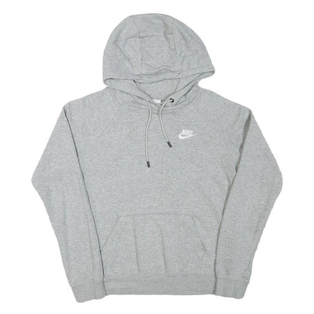 NIKE Mens Grey Hoodie XS Cotton Blend Casual Pullover Sweatshirt Drawstring