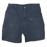CARHARTT Mens Blue Casual Shorts XL W40 Cotton Blend Workwear Utility