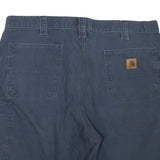 CARHARTT Mens Blue Casual Shorts XL W40 Cotton Blend Workwear Utility