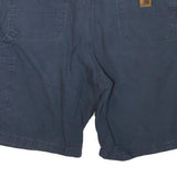 CARHARTT Mens Blue Casual Shorts XL W40 Cotton Blend Workwear Utility