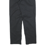 DICKIES Mens Cotton Blend Black Regular Straight Trousers W29 L30 Work Casual